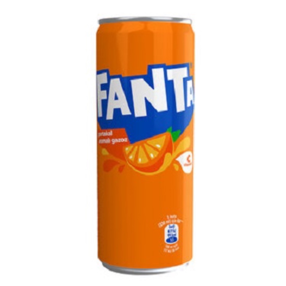 Fanta Portakal Kutu 330 Ml - Ekleristan Şenevler Menü